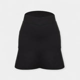 Pantalones cortos de cintura alta con falda