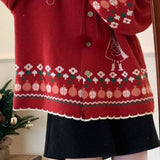 Chaleco oversize con pompones