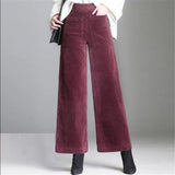 Pantalones Arthur de cintura alta | Pantalones de canalé