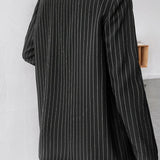 Blazer casual de rayas