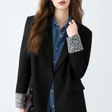 Elegante blazer de oficina de longitud media