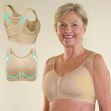 Sujetador para mujer – Sujeción total – Cierre frontal – Malla transpirable