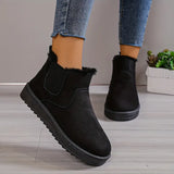 Botas de nieve térmicas de felpa de moda - Zapatillas cómodas