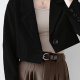 Blazer corto e informal