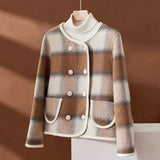 Chaqueta de invierno elegante, cómoda y moderna para mujer.