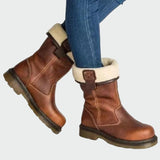 Botas de cuero de invierno con forro
