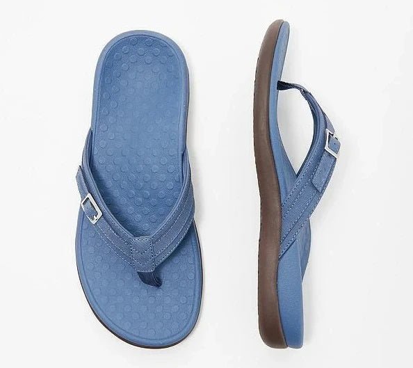 Chanclas de mujer – Plantilla ortopédica – Correa ajustable – Comodidad acolchada