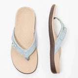 Chanclas de mujer – Plantilla ortopédica – Correa ajustable – Comodidad acolchada
