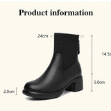 Botas de calcetín finas y elásticas para mujer: comodidad y elegancia