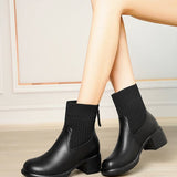 Botas de calcetín finas y elásticas para mujer: comodidad y elegancia