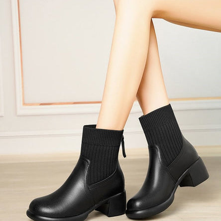 Botas de calcetín finas y elásticas para mujer: comodidad y elegancia