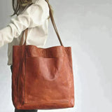 Bolso tote Juliette de piel estructurada | Bolso tote de lona para el hombro