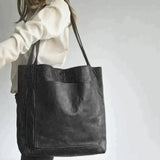 Bolso tote Juliette de piel estructurada | Bolso tote de lona para el hombro