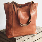 Bolso tote Juliette de piel estructurada | Bolso tote de lona para el hombro