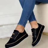 Zapatillas deportivas de mujer Cina: elegancia con un toque dorado