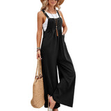 Mono de mujer - Corte ancho y cómodo - Tirantes ajustables - Estilo casual