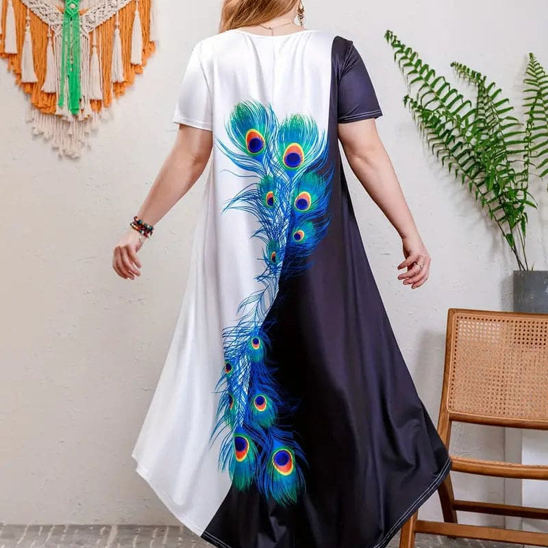 Kara - Vestido de pierna ancha con estampado colorido