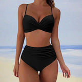 Aimée - Bikini elegante de cintura alta