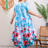 Kara - Vestido de pierna ancha con estampado colorido