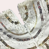 Vestido sin mangas para mujer - Lentejuelas brillantes - Corte elegante - Cuello alto - Corto