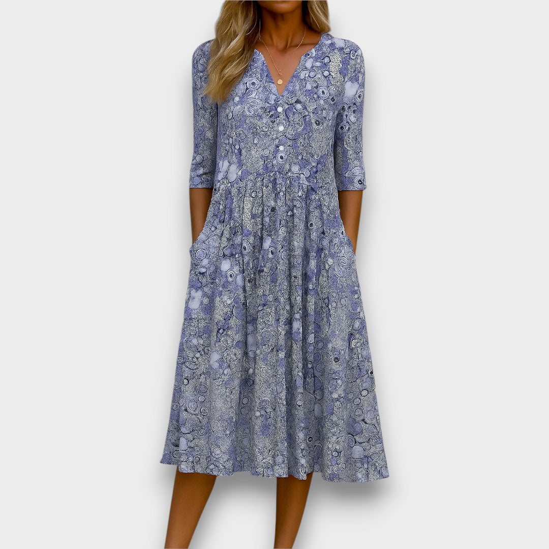 Harlow - Vestido Elegante con Escote en V