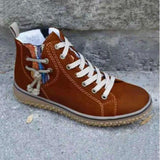 Zapatillas altas para mujer - Forro cálido - Suela de goma antideslizante - Estilo casual