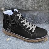 Zapatillas altas para mujer - Forro cálido - Suela de goma antideslizante - Estilo casual