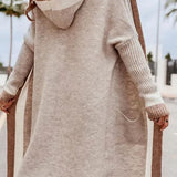 Elegante cárdigan de terciopelo de felpa de doble cara para mujer.