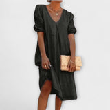 Fanny - Vestido de verano elegante con detalles de ganchillo
