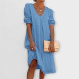 Fanny - Vestido de verano elegante con detalles de ganchillo