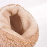Botines de mujer - Elegante ante - Tacón ancho estable - Forro cálido de piel sintética