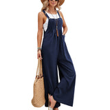 Mono de mujer - Corte ancho y cómodo - Tirantes ajustables - Estilo casual