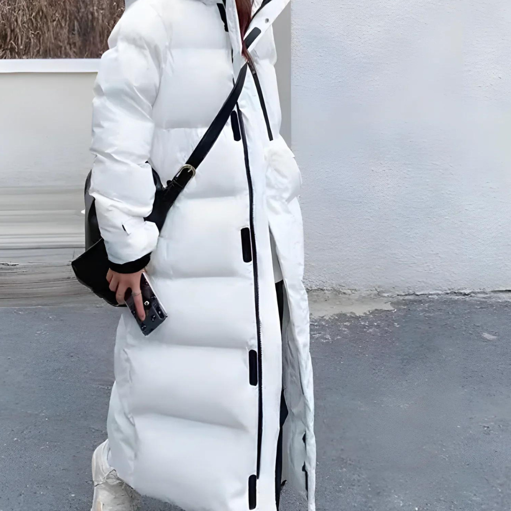 Abrigo de invierno elegante, aislante y duradero para mujer
