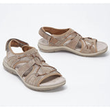 Sandalias de mujer – Punta abierta – Suela acolchada – Tiras transpirables – Estilo casual