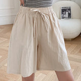 Shorts de algodón para mujer - Cintura elástica - Clásicos y cómodos