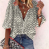 Naomi - Blusa con estampado floral de moda
