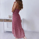 Miranda - Elegante vestido largo de verano con tirantes finos