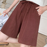 Shorts de algodón para mujer - Cintura elástica - Clásicos y cómodos