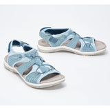 Sandalias de mujer – Punta abierta – Suela acolchada – Tiras transpirables – Estilo casual
