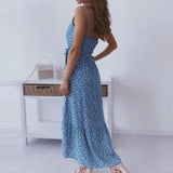 Miranda - Elegante vestido largo de verano con tirantes finos