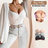 Sujetador push-up para mujer – Sin tirantes – Sin costuras – Sujeción invisible