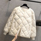Chaqueta acolchada elegante, ligera y versátil para mujer.
