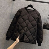 Chaqueta acolchada elegante, ligera y versátil para mujer.