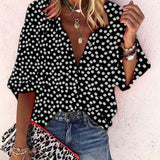 Naomi - Blusa con estampado floral de moda