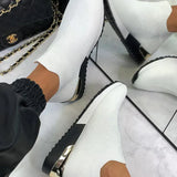 Zapatillas deportivas para mujer - Comodidad sin cordones - Malla transpirable - Suela antideslizante