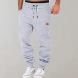 Pantalones de jogging para hombre – Corte relajado – Tejido de punto suave – Puños elásticos