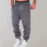 Pantalones de jogging para hombre – Corte relajado – Tejido de punto suave – Puños elásticos