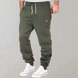 Pantalones de jogging para hombre – Corte relajado – Tejido de punto suave – Puños elásticos