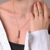 Collar de Barra Amor Eterno "I Love You"