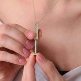 Collar de Barra Amor Eterno "I Love You"